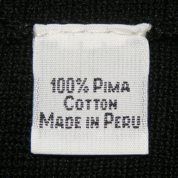 PERUVIAN CONNECTION Cotton Knit Sweater Blazer, XS, Open front, Pockets - Picture 9 of 10